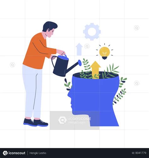 Best Growth mindset Illustration download in PNG & Vector format