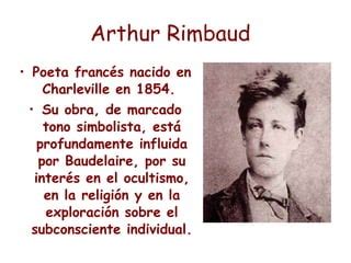 ARTHUR RIMBAUD ANÁLISIS POEMAS SALDO Y FARSA PPT Descarga Gratuita