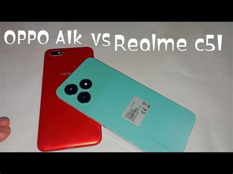 OPPO A1k VS Realme C51 Comparison And Speed Test YouTube