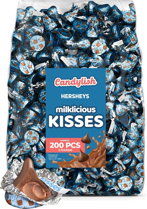 Hershey S Kisses Milklicious Milk Chocolate 2 Lb Pack Approx 200 Pieces