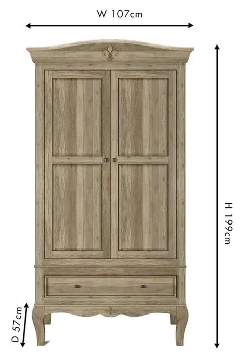 Fleur French Style Grey Wardrobe Door Cfs Uk