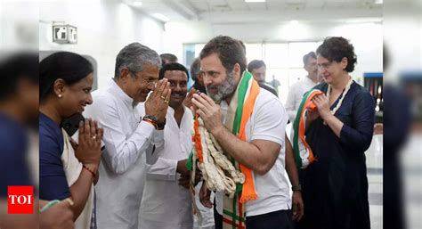 Rahul Gandhi News Live Rahul Reaches Surat To Move Sessions Court Against Conviction