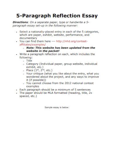 5 Paragraph Essay 34 Examples How To Write Pdf