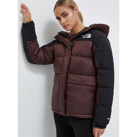 Μπουφάν με επένδυση από πούπουλα The North Face χρώμα: καφέ - GLAMI.gr