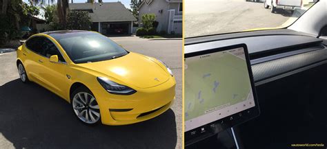 Yellow Tesla Model 3 that rocked 'reddit' now with tinted windows and ...