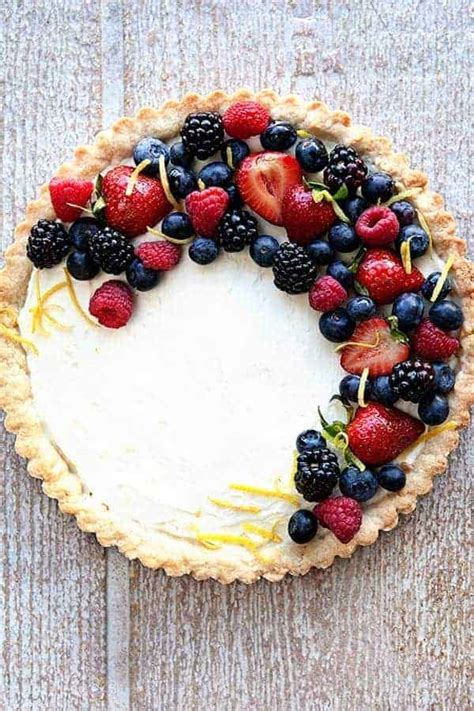 Lemon Berry Mascarpone Tart My Baking Addiction