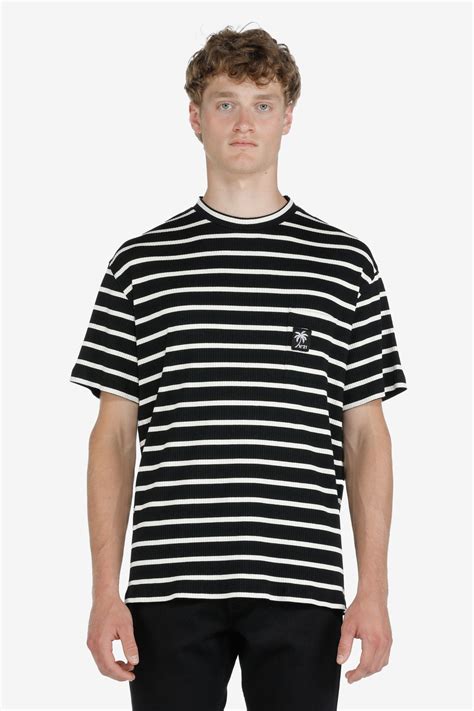 Logo Appliqué Striped T Shirt N°21 Official Online Store