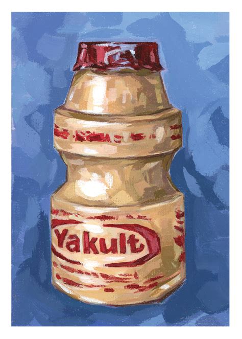 Yakult Yakult Art Print Korean Snack Asian Snack Art Food Etsy