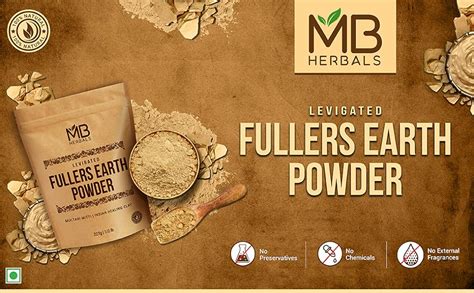 Amazon Mb Herbals Fullers Earth Powder Oz Lb Fuller S