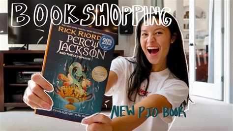 Come With Me To Buy The New Percy Jackson Book The Chalice Of The