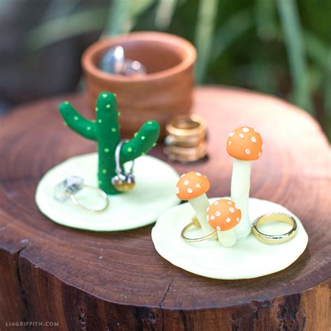 Make This Incredibly Cute Diy Clay Cactus Ring Holder