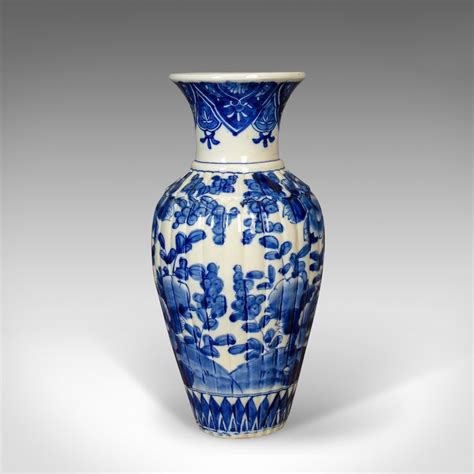 Antiques Atlas Blue And White Chinese Flower Vase Ceramic China