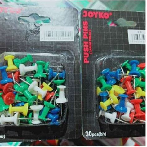 Jual Push Pin Paku Pin Joyko Pp 30 Atk Stationery Di Seller Sb