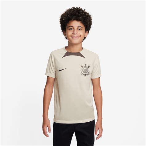 Camiseta Nike Corinthians Treino Academy Pro Infantil Nike