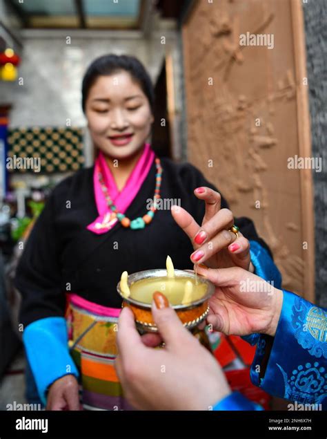 Lhasa China S Tibet Autonomous Region St Feb A Woman