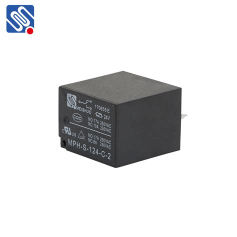 Silver Alloy Miniature Meishuo PCB Relays 24V Normally Closed Relay