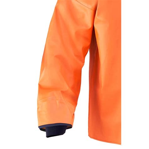 GRUNDENS Brigg 34 fisker anorak navy smock GRØN og ORANGE m Neopren