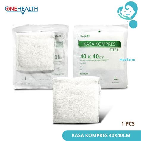 Medfam Kasa Kompres Steril Penutup Luka 40 Cm X 40 Cm Kain Kassa