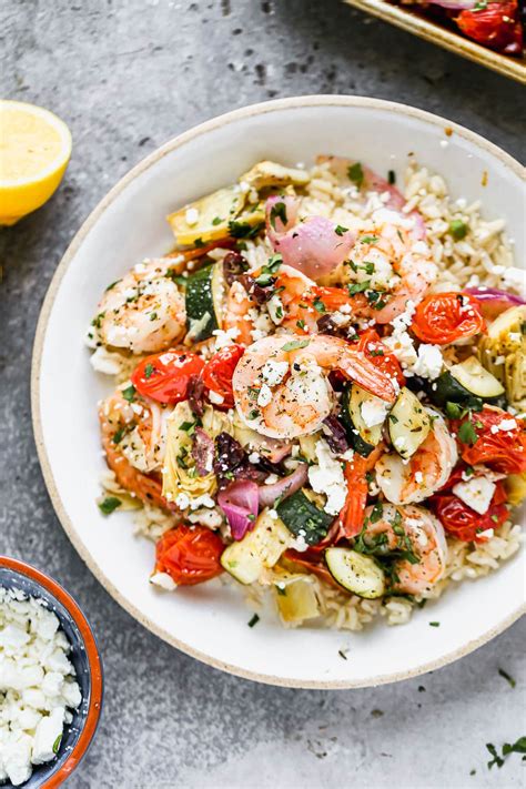 Sheet Pan Mediterranean Shrimp