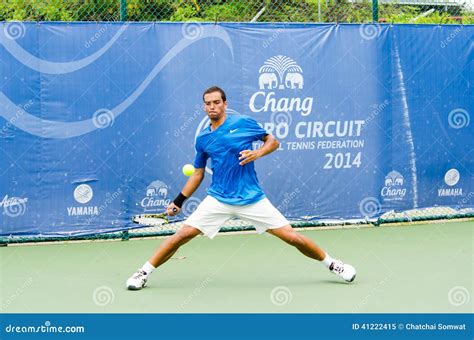 Chang ITF Pro Circuit , Men S. Editorial Image - Image of ball, serve ...