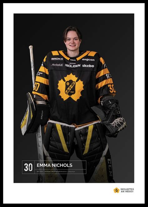 Emma Nichols 30 Skellefteå AIK 2023 2024 Poster Skellefteå AIK