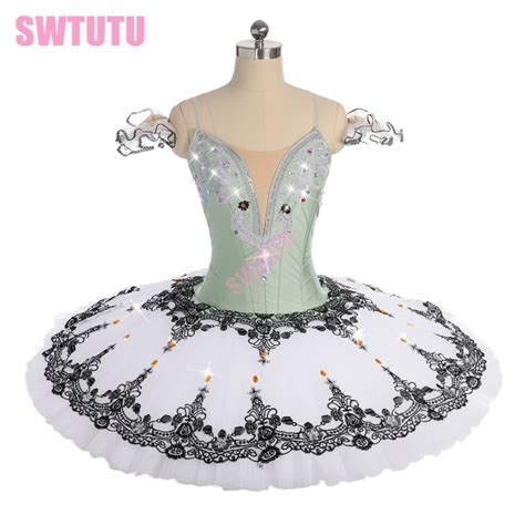 Buy Latest Green Grey Adult Professional Ballet Tutus