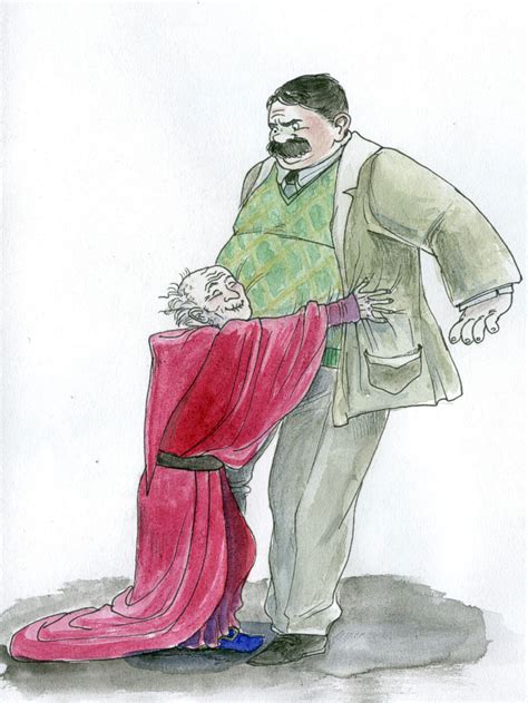 vernon dursley meets a wizard by gerre on DeviantArt