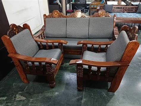 Assam Teak Wood Seater Designer Wooden Sofa Set At Rs Set In