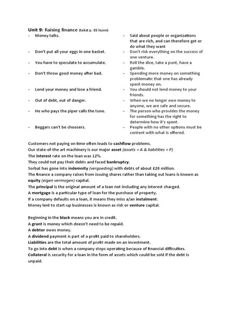 Examen Engels Market Leader U91011 And Pdf Debt Loans