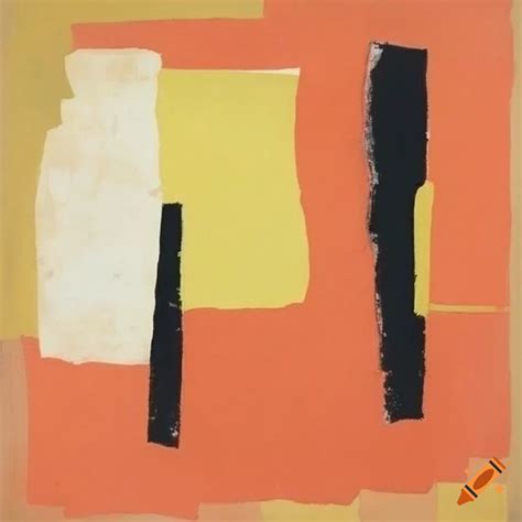 Nicolas De Stael Composition Abstract Collage On Craiyon