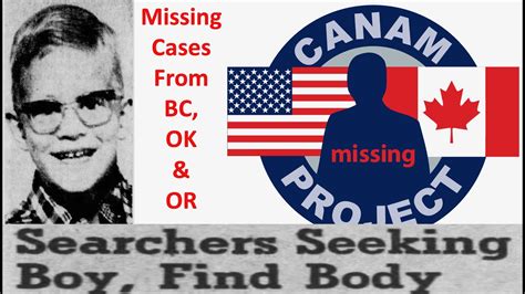 Missing David Paulides Presents Cases From Bc Or And Oklahoma