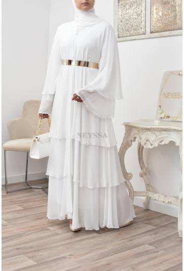 Robe Longue Femme Musulmane Robe Abaya Robe Maxi Longue Neyssa