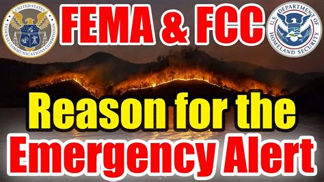 Fema And Fcc Eas Drill The Real Reason For The Test Be Ready Youtube