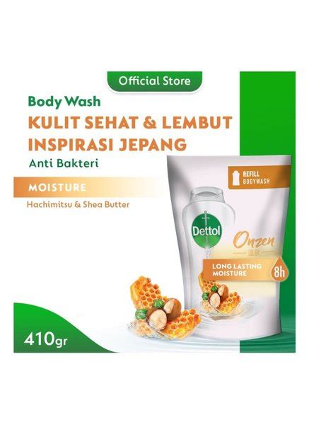 Jual Dettol Body Wash Onzen Honey Anti Bakteri Gr Sabun Mandi Cair