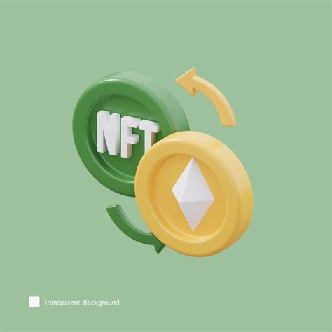 Premium Psd Nft Conversion Icon D Rendering Illustration