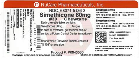 Mi Acid Gas Relief Simethicone Tablet Chewable