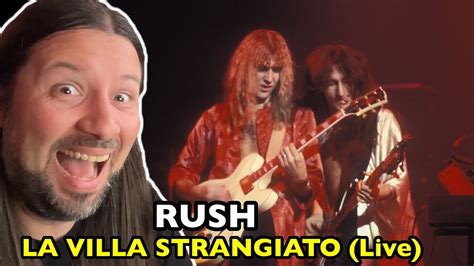 Rush Live La Villa Strangiato Reaction Youtube