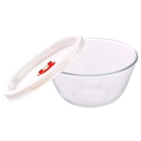 Buy Borosil - Glass Mixing Bowl with lid, 500 ml, Oven and Microwave Safe- Jointlook.com/shop