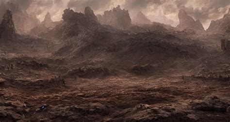 Dark Barren Wasteland