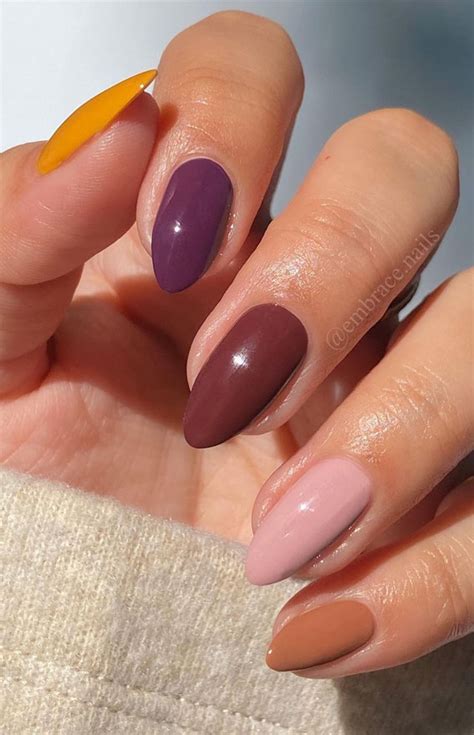 Cute Fall Nails To Help You Get Ready For Autumn Manicure Fall Nail