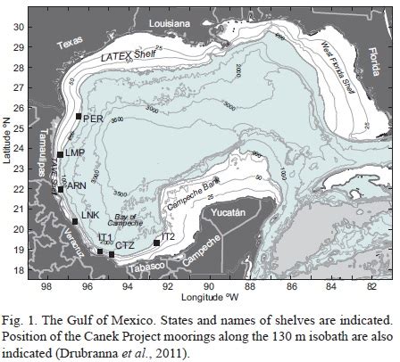 Gulf Of Mexico Latitude And Longitude