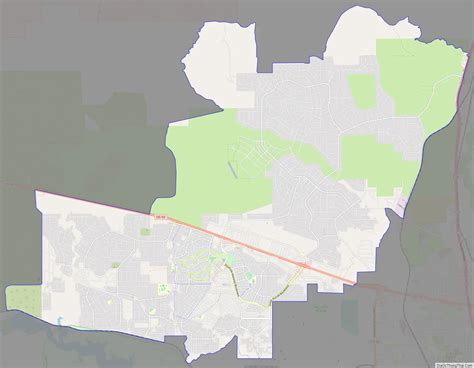 Map of Pueblo West CDP