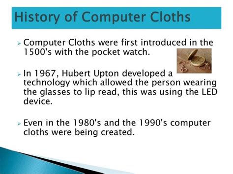 Computer Clothing