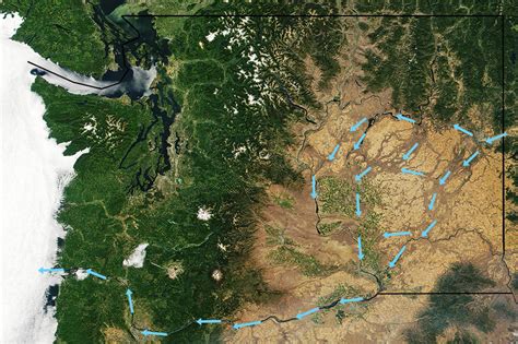 WASHINGTON SCABLANDS - INLAND NW ROUTES