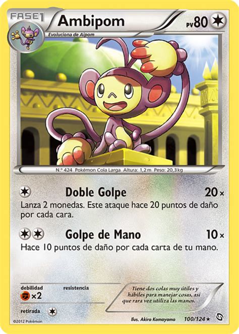 Ambipom Dragones Majestuosos Tcg Wikidex La Enciclopedia Pokémon