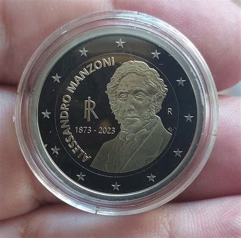 ITALIEN 2 EUROS Gedenkmünzen 2023 Alessandro Manzoni PP PROOF