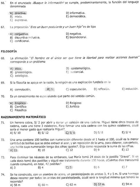 Examen Admision Universidad Nacional Federico Villarreal