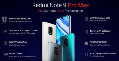 El Redmi Note 9 Pro Max Es Oficial Características Opiniones Y Precio