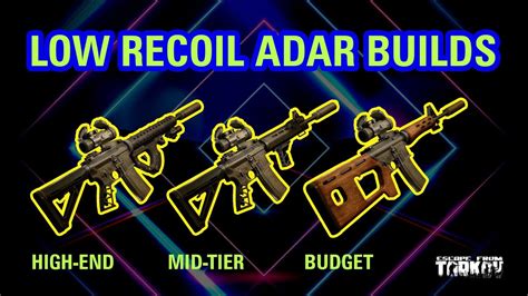 Low Recoil ADAR Builds | Escape From Tarkov | V-Play | 12.8 - Game videos