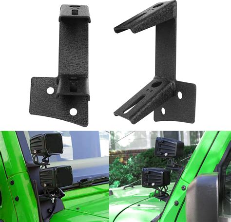 A Pillar Light Mounting Bracket Windshield Hinge Mounting Brackets For